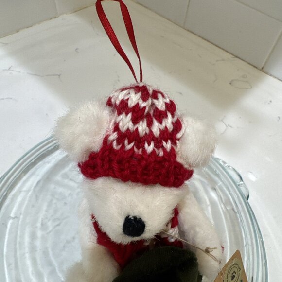 Boyds Alyssa Berrifrost Bear Ornament Joy Plush Ornament - Picture 4 of 10